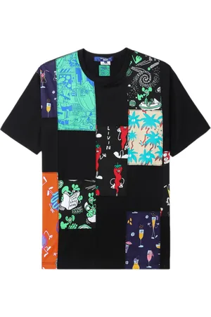 JUNYA WATANABE X Lousy Livin patchwork cotton T-shirt