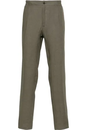 Kiton Linen tailored trousers