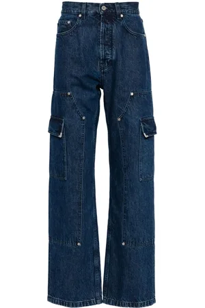 Palm Angels Frame straight-leg cargo jeans