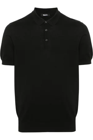ERALDO Knitted cotton polo shirt