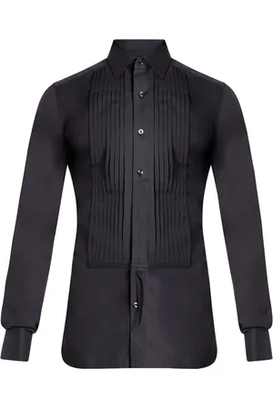 Tom Ford Cotton tuxedo skirt