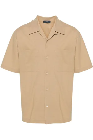 HERNO Short-sleeve cotton shirt