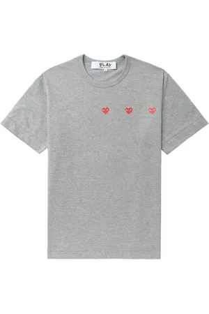 Comme des Garçons Triple Hearts cotton T-shirt