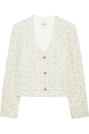 ANINE BING Anitta tweed cropped jacket