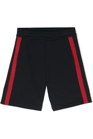 Moncler Striped cotton shorts
