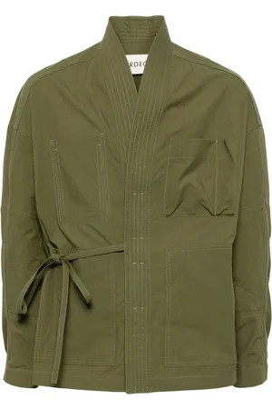 Mordecai Multi-pocket wrap-around jacket
