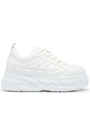HUGO BOSS Quilted faux-leather sneakers