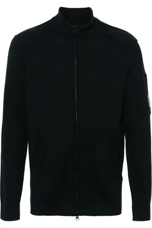 C.P. Company Lens-detail knitted cardigan
