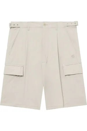 Izzue Logo-embroidered cargo shorts