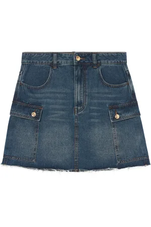 B+AB Denim cargo miniskirt