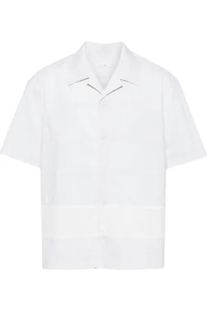 CRAIG GREEN Panelled cotton short-sleeve shirt