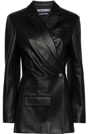 Jacquemus La Veste Tibau Cuir leather blazer