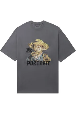 Musium Div. Van Gogh-print short-sleeve T-shirt