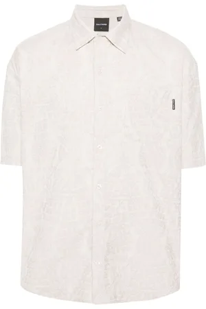 Daily paper Zuri macramé-jacquard shirt
