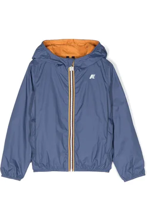 K-Way Logo-print hooded raincoat