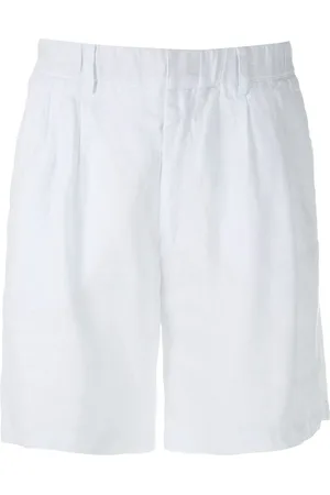 HANDRED Linen pleated shorts