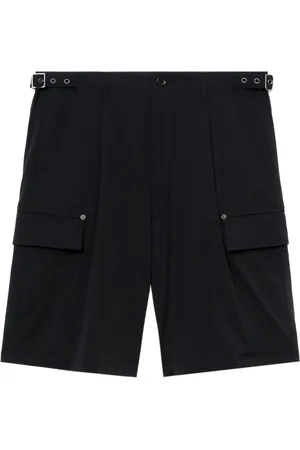 Izzue Logo-embroidered cargo shorts
