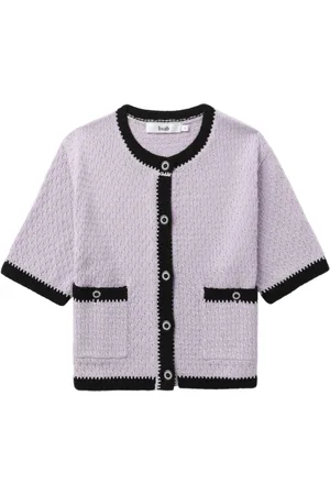 B+AB Pointelle-knit cardigan