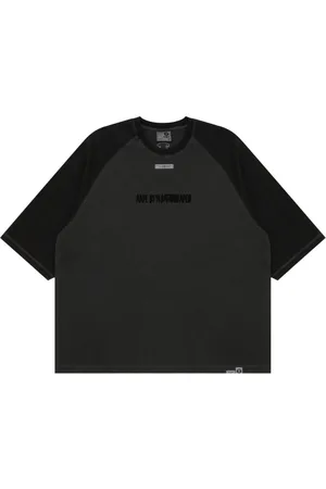 A Bathing Ape Logo-embroidered cotton T-shirt