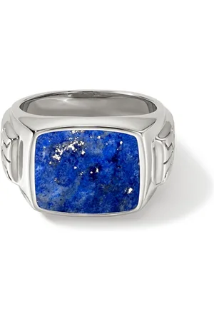 John Hardy Sterling lapis lazuli signet ring
