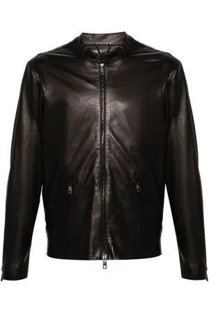 GIORGIO BRATO Zip-up leather jacket