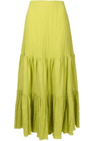 CLUBE BOSSA Pisan tiered maxi skirt