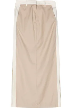 REMAIN Colour-block pencil skirt