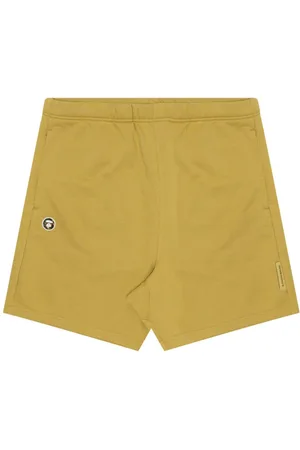 A Bathing Ape Logo-patch elasticated-waist shorts