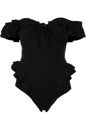 CLUBE BOSSA Off-shoulder ruffled swimsuit
