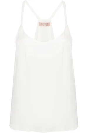 Twin-Set V-neck racerback tank top