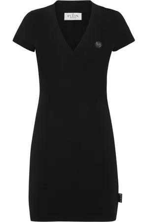 Philipp Plein Rhinestone-embellished T-shirt dress