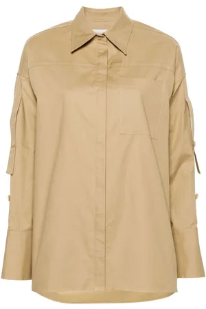 3.1 Phillip Lim Gathered-sleeves cotton shirt