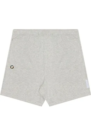 A Bathing Ape Logo-patch elasticated-waist shorts