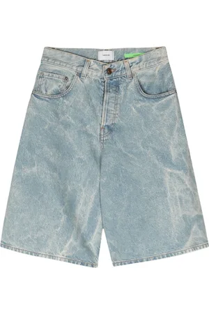 haikure Becky wide-leg denim shorts