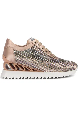 LE SILLA Gilda 60mm crystal-embellished sneakers