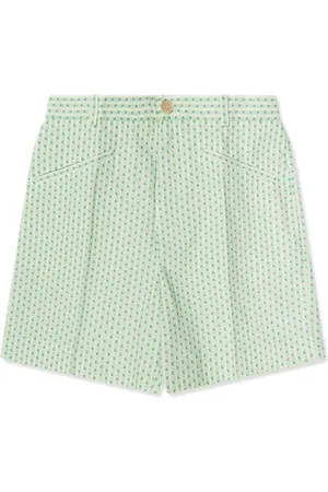 Gucci GG intarsia-knit cotton shorts