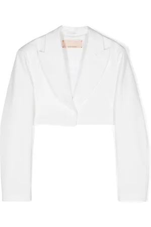Elisabetta Franchi Bow-detail cropped blazer