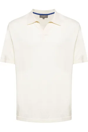 N.PEAL Fine-knit polo shirt