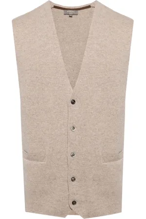 N.PEAL Chelsea organic cashmere waistcoat