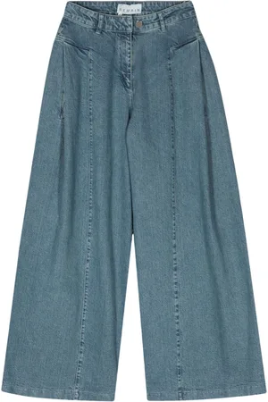 REMAIN Mid-rise wide-leg jeans
