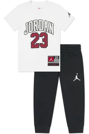 Jordan Logo-appliqué tracksuit set