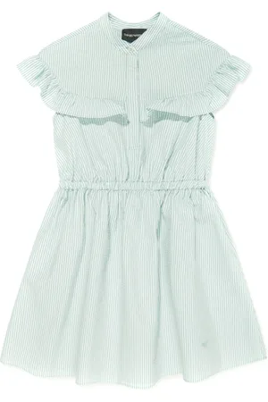 Emporio Armani Striped seersucker minidress