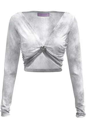 MACCAPANI Angela brooch-detail top