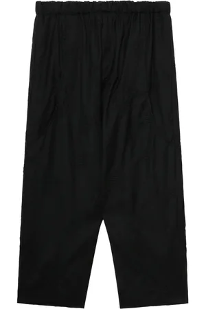 Comme des Garçons Drop-crotch cropped trousers