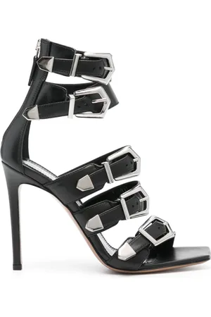PARIS TEXAS Ursula 105mm buckled sandals