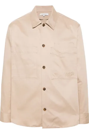 Maison Kitsuné Button-up cotton overshirt