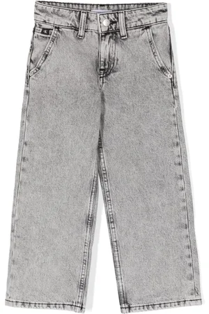 Calvin Klein Skater stone-wash straight-leg jeans