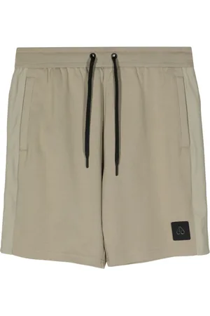 Moose Knuckles Logo-patch cotton track shorts