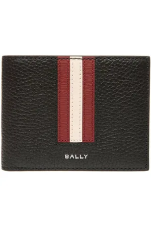 Bally Logo-stamp leather wallet