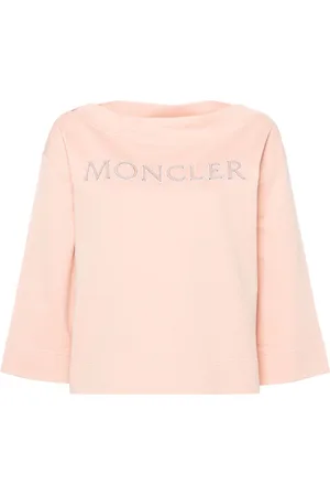 Moncler Logo-appliqué boat-neck sweatshirt